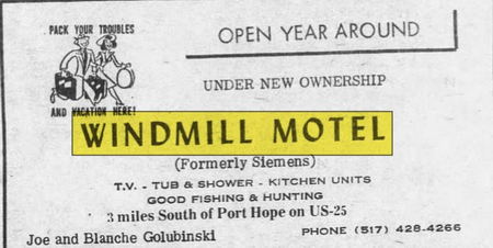 Windmill Motel (Siemen Motel) - Aug 1973 Ad With New Name